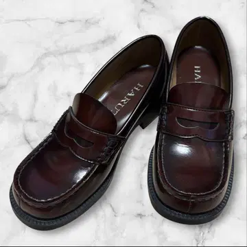 HARUTA 오데코 로퍼 다크 브라운 22.5cm 출퇴근 통학