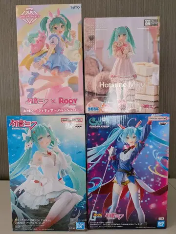 하츠네 미쿠 피규어 묶음 판매 4점