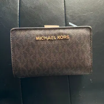 MICHAEL KORS 접이식 지갑 브라운