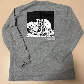 THE NORTH FACE 긴팔 티셔츠 그레이 S