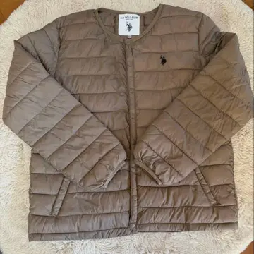 U.S. POLO ASSN. 베이지 LL 퀼팅 자켓