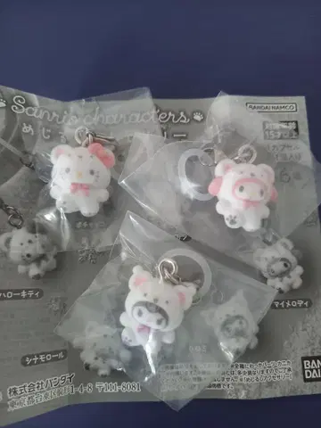 산리오 캐릭터즈 메지루시 액세서리 포근포근 스노우