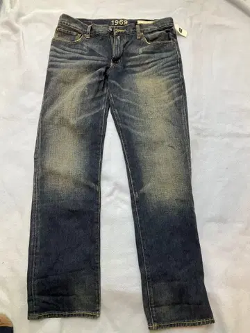 1969 스트레이트 데님 다크 블루