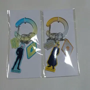 주술회전 팬파레 복권 C상 카라비너 아크릴 키링 고죠 사토루 게토 스구루