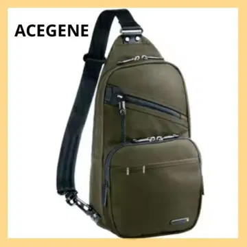 세일 새상품급 ACE GENE 프리다이트 숄더백 45101 카키