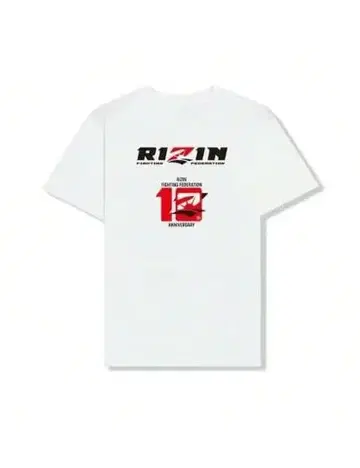 RIZIN T셔츠 화이트