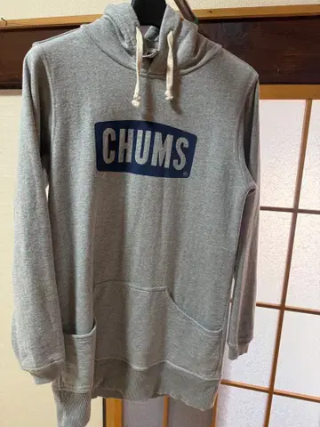 CHUMS 후드 부착 후드티 M 사이즈 그레이