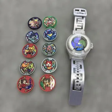 요괴워치 벨트 시계 완구 요괴 메달 10개 포함