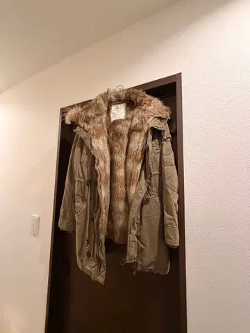 moussy 마우지 밀리터리 모즈 코트 카키