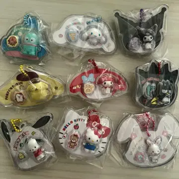 [ 9개 세트 ] 산리오 캐릭터즈 패키지 참 키티 쿠로미