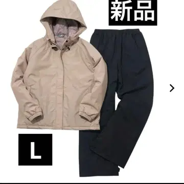 새상품 여성용 방수 방한 레인수트 베이지 L