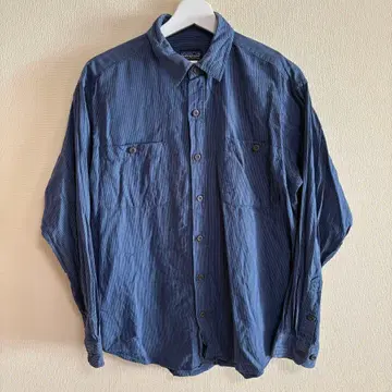 Patagonia F6 셔츠 긴팔 블루 아웃도어