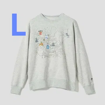 L 사이즈 토우초 맵 쭈리 맨투맨 그라니프 죠죠의 기묘한 모험