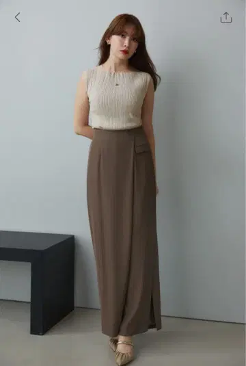 Front Overlap Pants Her Lip To