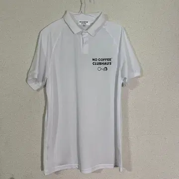NO COFFEE CLUBHAUS 피케 셔츠 화이트 M