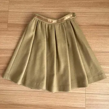 M-PREMIER 베이지 플레어 스커트 S 사이즈