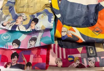 하이큐 에코백 카라스노 네코마 후쿠로다니 아오바죠사이 이나리자키