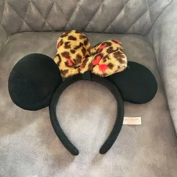 레오파드 무늬 머리띠