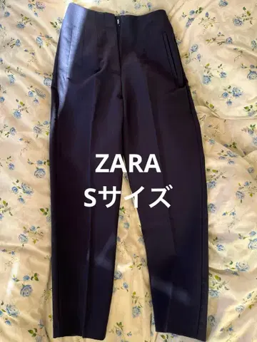 ZARA 하이웨스트 팬츠 네이비 S 사이즈