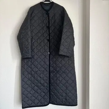 LAVENHAM 블랙 퀼팅 자켓 6-16