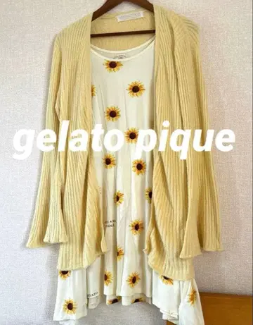 새상품급 gelato pique 니트 룸웨어