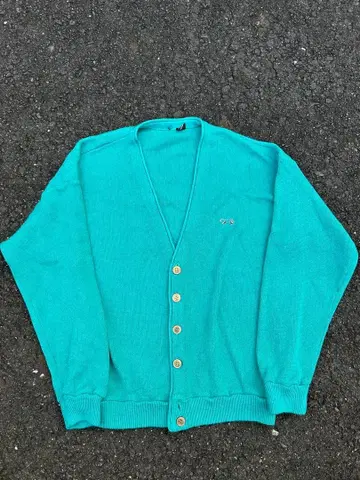 pennys 가디건 빈티지 블루그린