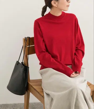 어반 리서치 도어스 워셔블 울 하이넥 풀오버