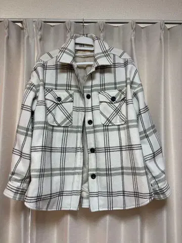 cepo 체크 무늬 셔츠 자켓