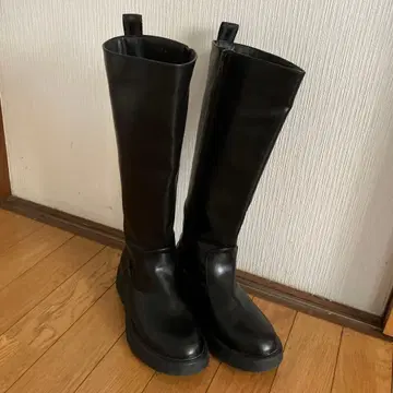 오리엔탈 트래픽 통굽 롱 부츠