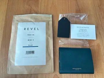 [ 새상품급 ] REVEL 레벨 MINI 2.5 접이식 지갑 블루