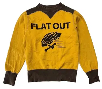 프리휠러스 맨투맨 FLAT OUT 머스타드 36