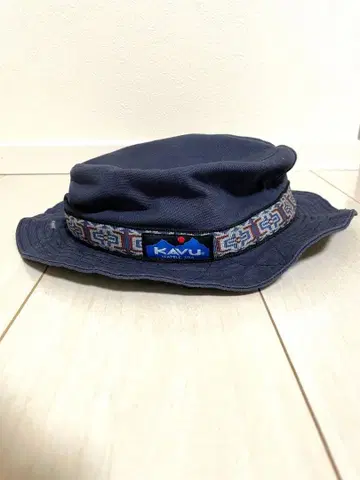 KAVU 카부 버킷햇 네이비 스트랩 캠핑 아웃도어