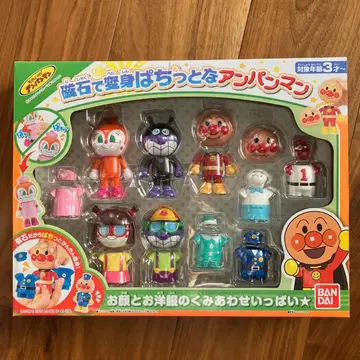 호빵맨 자석으로 붙는 피규어 세트