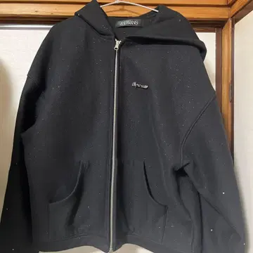 andwang kirakira 집업 블랙001