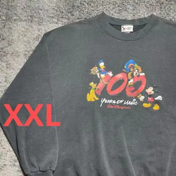 빈티지 디즈니 100주년 기념 미키 도날드 00s 맨투맨