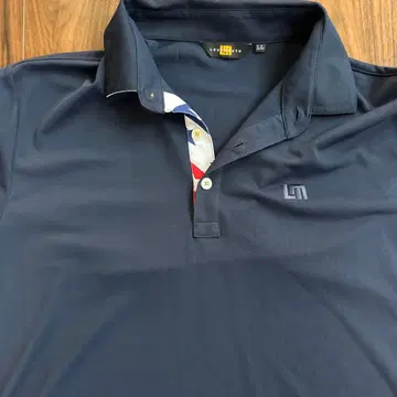 LOUDMOUTH 남성용 네이비 피케 셔츠 LL