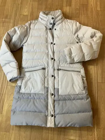 Eddie Bauer 롱 다운 자켓 라이트 그레이