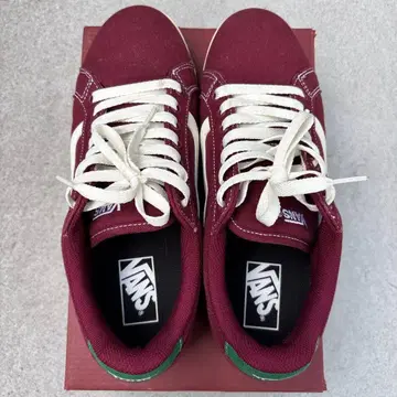 VANS 스니커즈 와인 레드