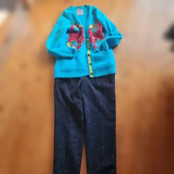 뮤베일 스팽글 슬랙스