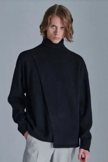 다케오 키쿠치 TAKEO KIKUCHI 터틀넥 니트 스웨터