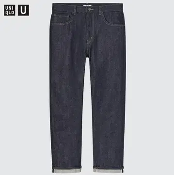 [ 미사용 ] UNIQLO U 셀비지 레귤러 핏 청바지