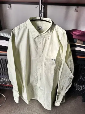 더 폭스 컬렉션 긴팔 셔츠 옅은 그린