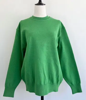 Yonetomi 그린 긴팔 스웨터