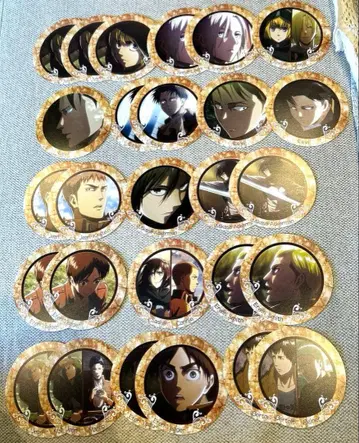 진격의 거인 코스터 세트 리바이 엘렌