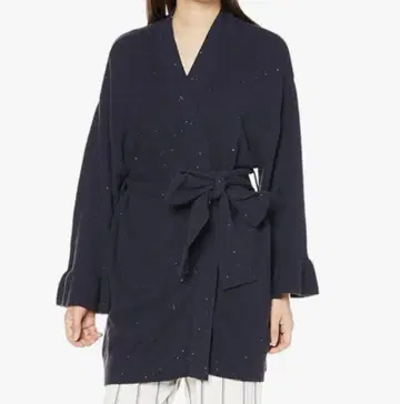 젤라또피케gelatopique 네이비 롱 가디건 룸웨어 가운