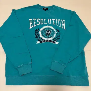 PAGEBOY LIM 터콰이즈 크루넥 트레이닝복 M