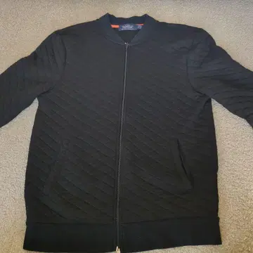 TOPMAN 블랙 퀼팅 점퍼 S