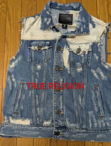 초레어 TRUE RELIGION 데님 베스트 M/M