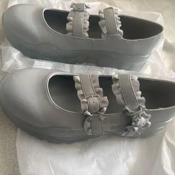 merry jenny 스니커즈 밑창 frill 멜리 제인 블루 M