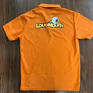 LOUDMOUTH 남성용 피케 셔츠 오렌지